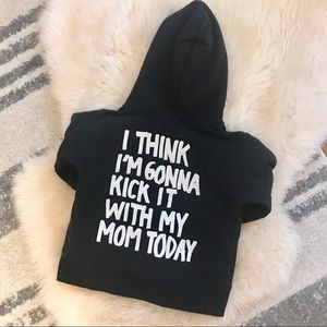 Adorable Black Toddler Sweatshirt